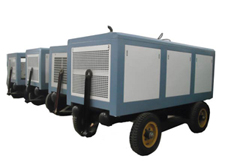 柴油動力風冷移動活塞機